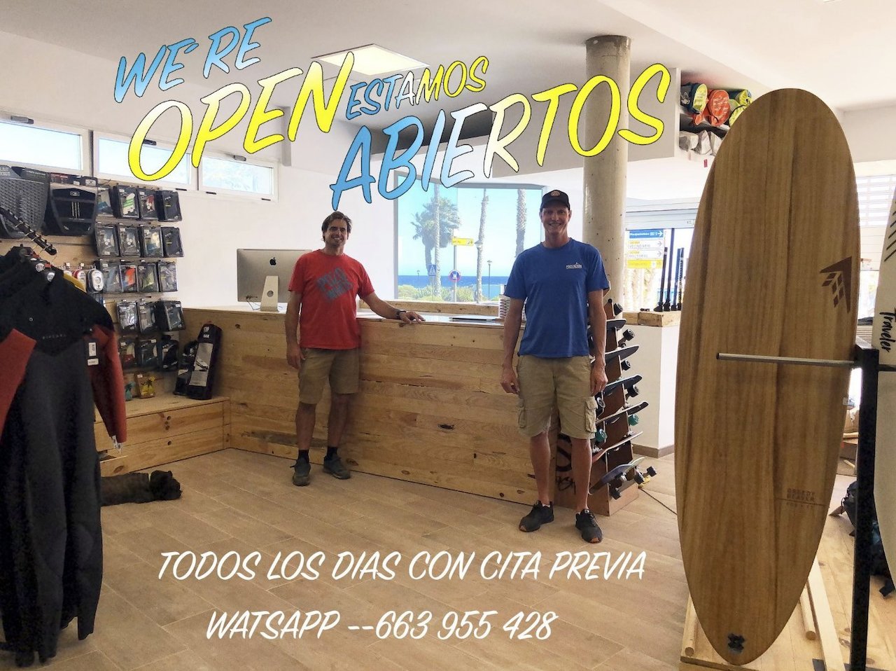 Abrimos la nueva tienda al publico