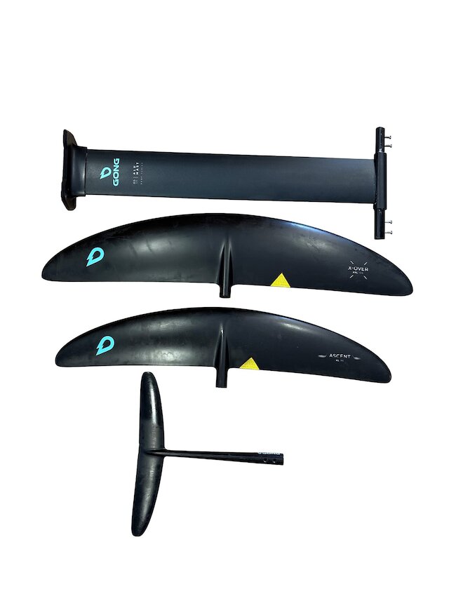 PACK FOIL GONG ALU MÁSTIL 85 + FOIL X-OVER 1749 + FOIL ASCENT 1200 + FUSELAJE Y ESTABILIZADOR