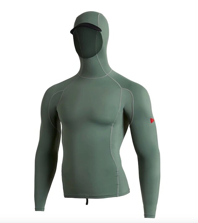 Long Sleeves Utility Pocket Hooded Rashguards Image 2